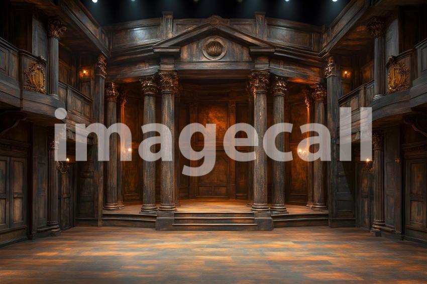 016 shakespearean stage 65 backdrops bd25567