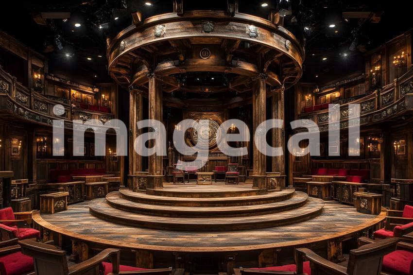 017 shakespearean stage 65 backdrops bd25567