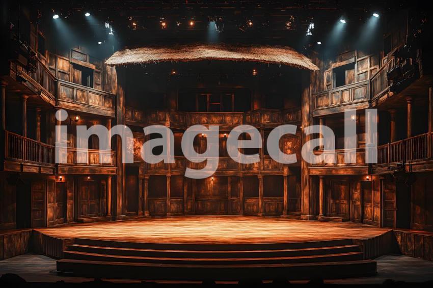 038 shakespearean stage 65 backdrops bd25567