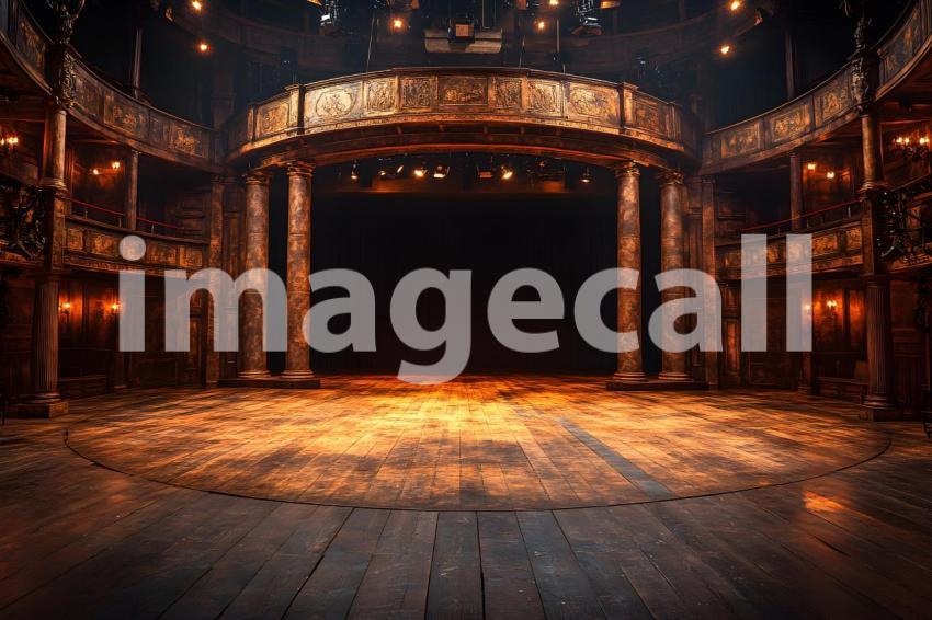 043 shakespearean stage 65 backdrops bd25567