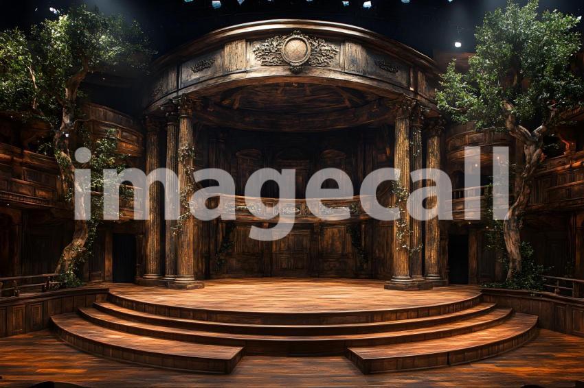 034 shakespearean stage 65 backdrops bd25567