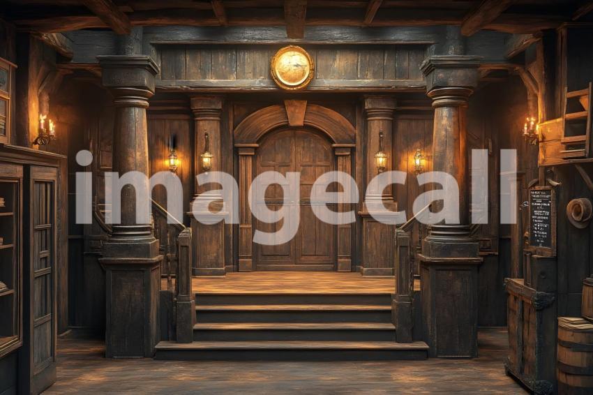 046 shakespearean stage 65 backdrops bd25567