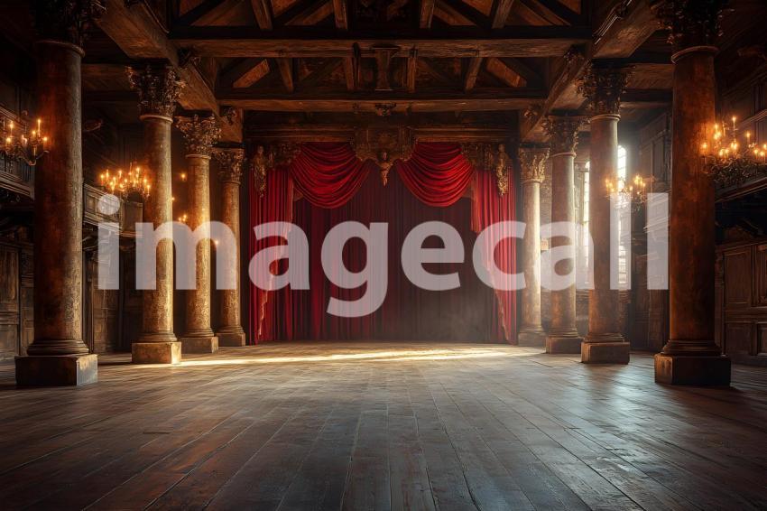 048 shakespearean stage 65 backdrops bd25567