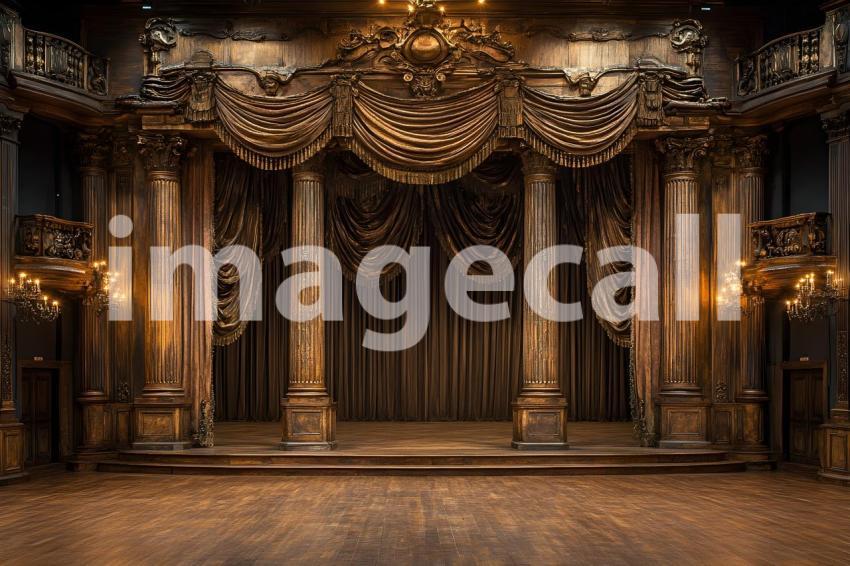 027 shakespearean stage 65 backdrops bd25567