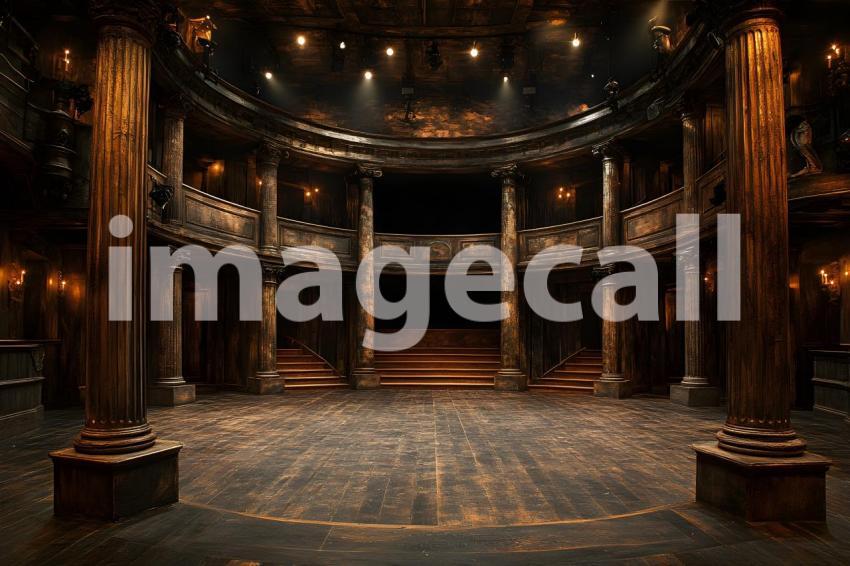 056 shakespearean stage 65 backdrops bd25567