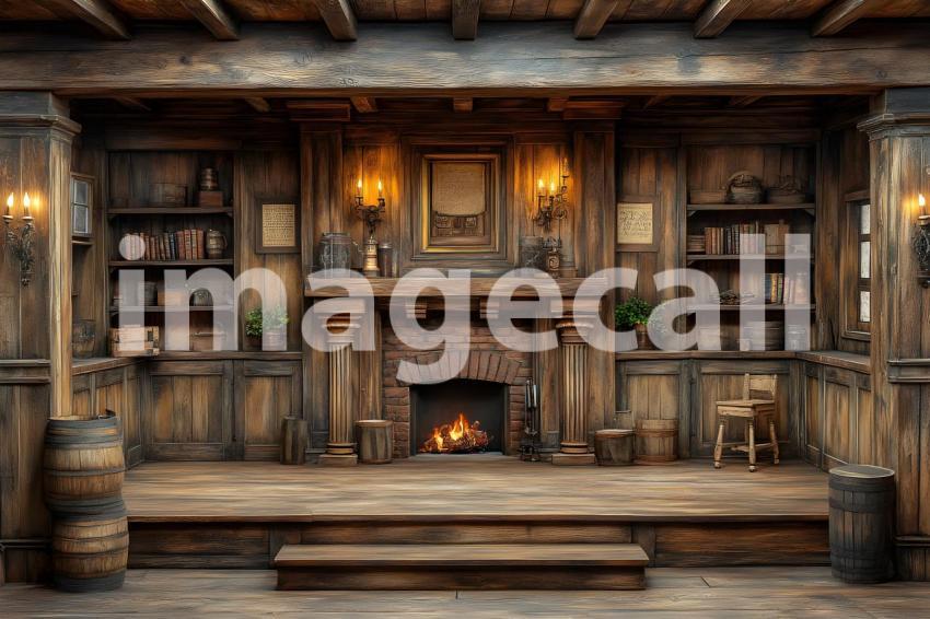 057 shakespearean stage 65 backdrops bd25567