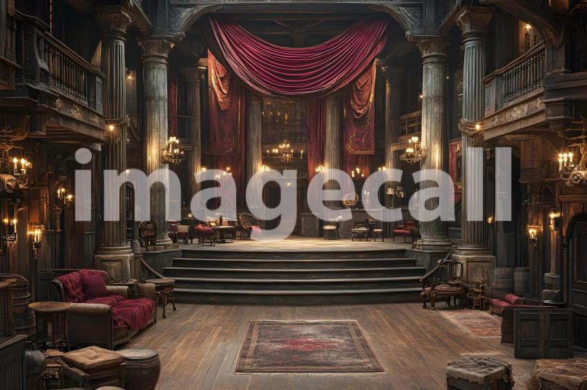 059 shakespearean stage 65 backdrops bd25567