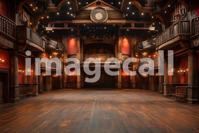 063 shakespearean stage 65 backdrops bd25567