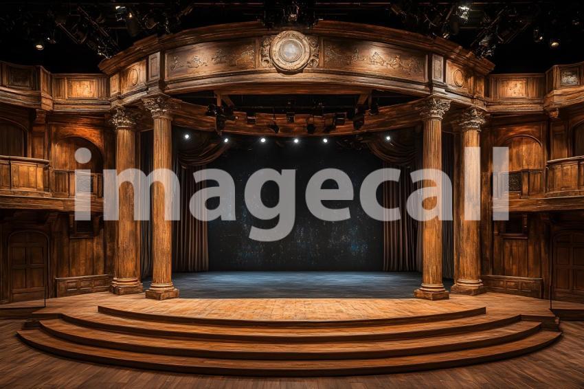 060 shakespearean stage 65 backdrops bd25567