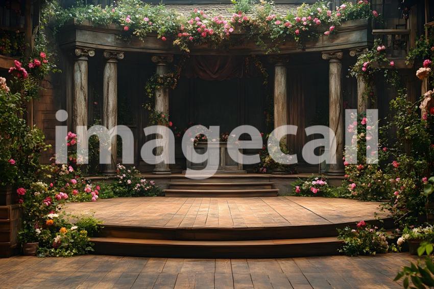 064 shakespearean stage 65 backdrops bd25567