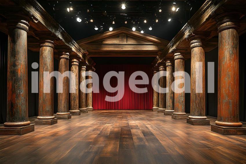 031 shakespearean stage 65 backdrops bd25567