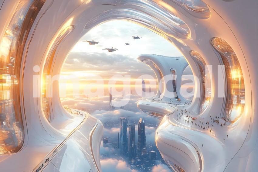103 futuristic transit hub 100 backdrops bd25465