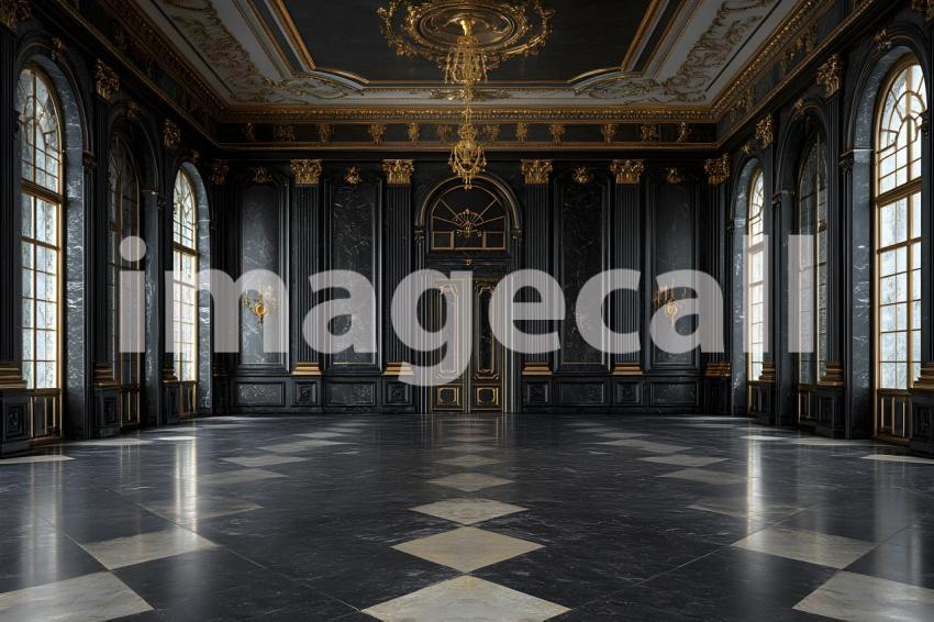 040 black vintage room 45 backdrops b25199