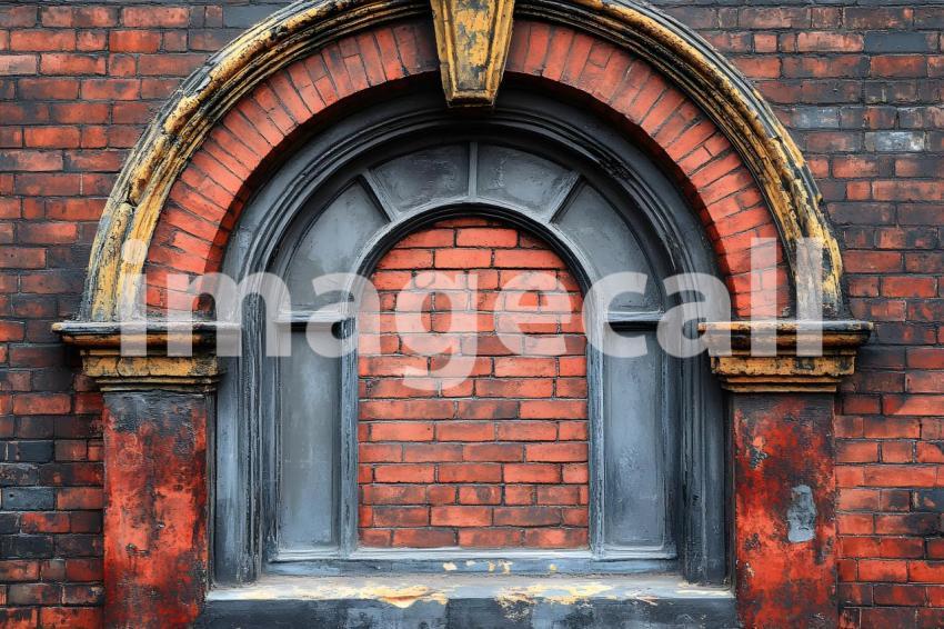 025 brick archway 40 backdrops bd25420