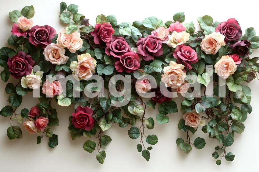 006 romantic rose garden 35 backdrops bd25553