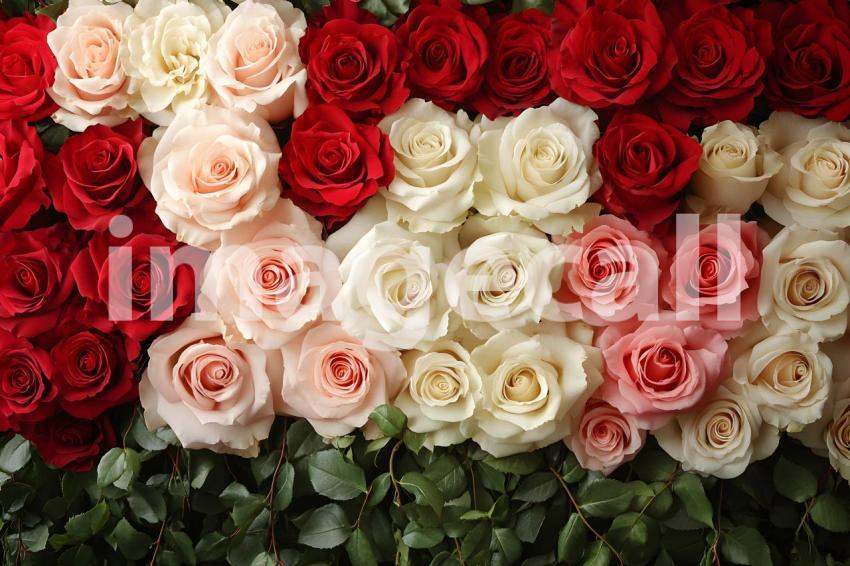 008 romantic rose garden 35 backdrops bd25553