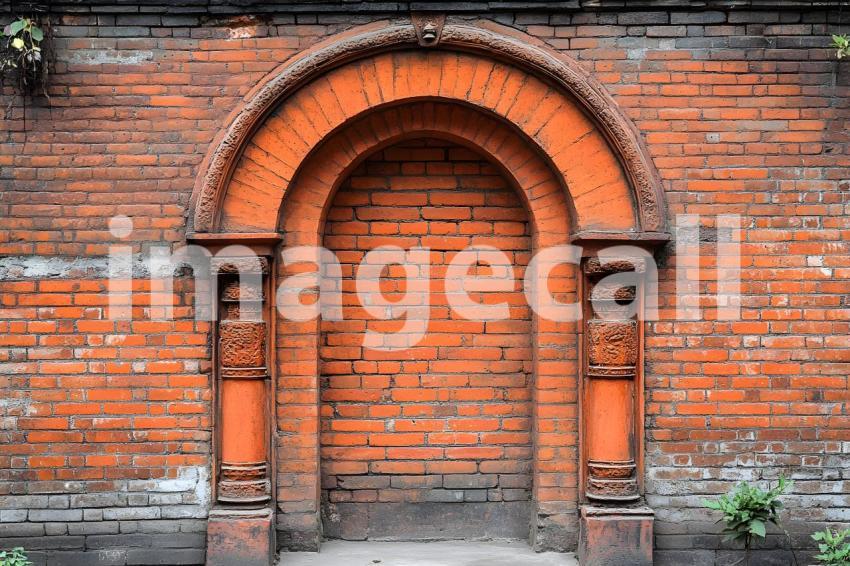 012 brick archway 40 backdrops bd25420