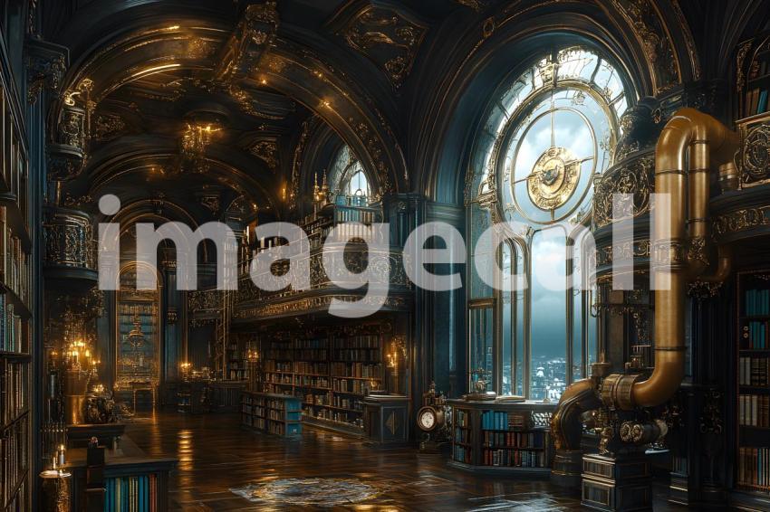 009 steam library charm 35 backdrops bd25577