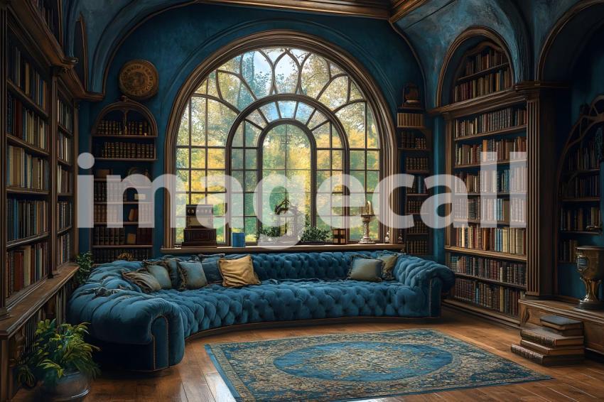 012 steam library charm 35 backdrops bd25577