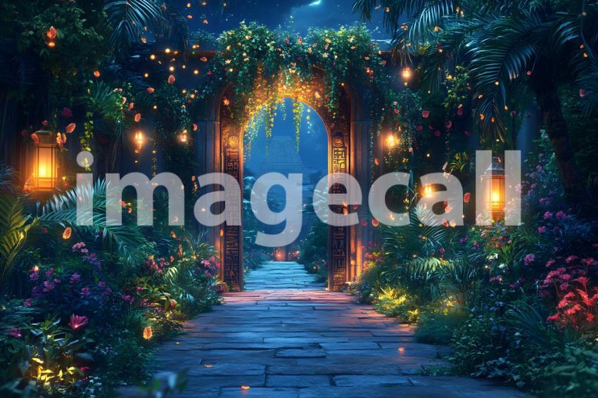 117 ancient egyptian night 150 backdrops b25032