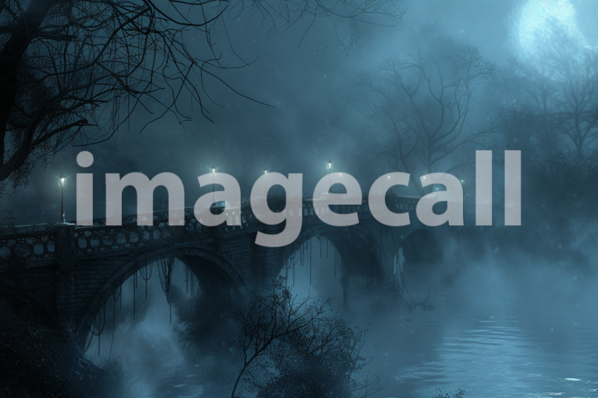 Cspreeti A haunted bridge shrouded in a perpetual fog where g 7efc07fd 9330 4117 828f 449a4dcd2413 0