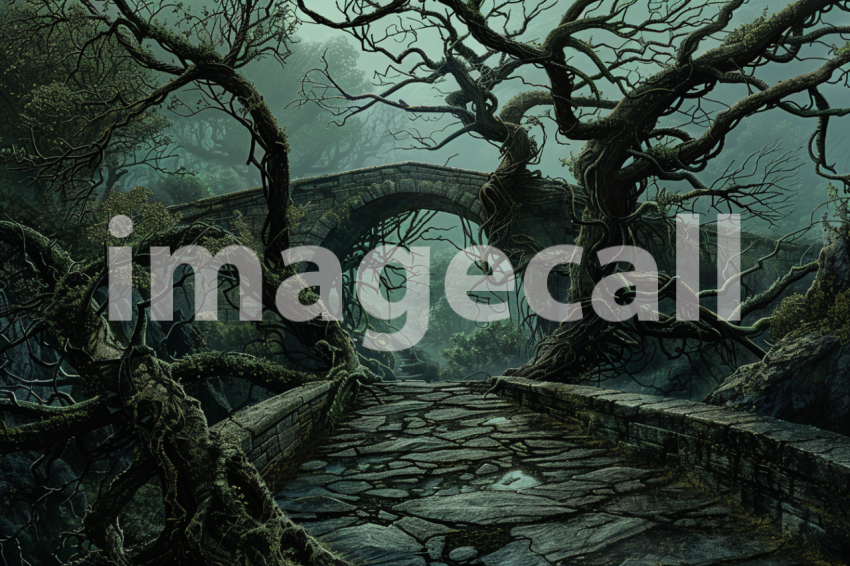Cspreeti A haunted bridge surrounded by twisted trees that se 6db41a3a 7bfb 455a ab08 03f8ebe09240 1