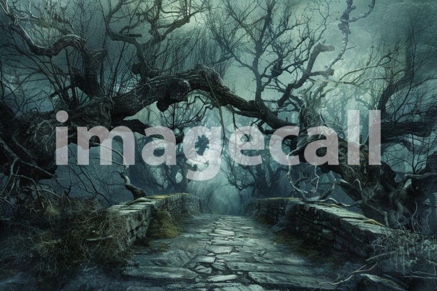 Cspreeti A haunted bridge surrounded by twisted trees that se 6db41a3a 7bfb 455a ab08 03f8ebe09240 2