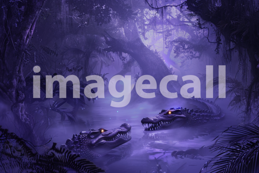 Cspreeti A haunted jungle surrounded by a river of ghostly mi 16c480a9 70ba 4ae8 aab9 eead9be5f6b5 3