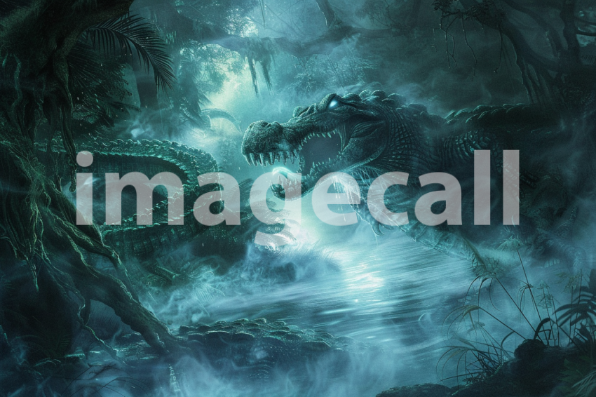 Cspreeti A haunted jungle surrounded by a river of ghostly mi 16c480a9 70ba 4ae8 aab9 eead9be5f6b5 2