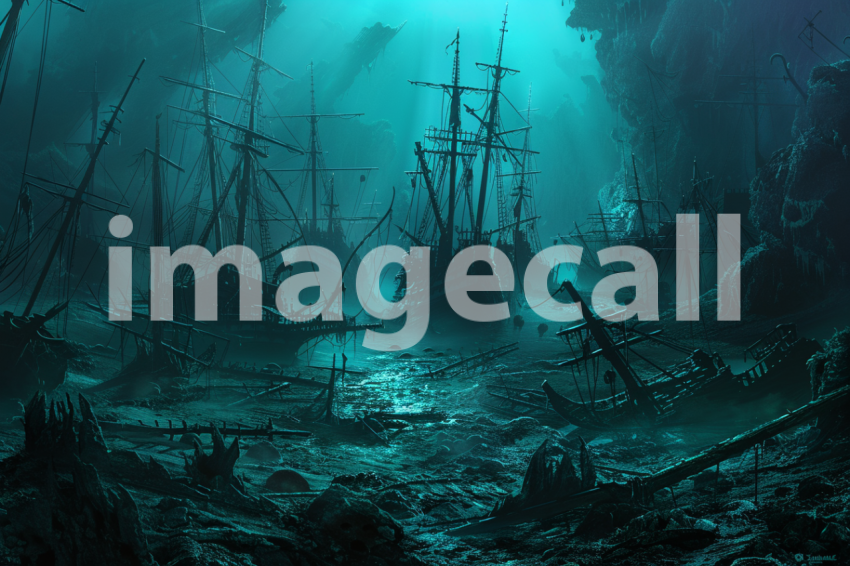 Cspreeti A haunted sea coast surrounded by a forest of ghostl 8f66bb04 1a5a 4b16 a603 00e5b04710e5 1