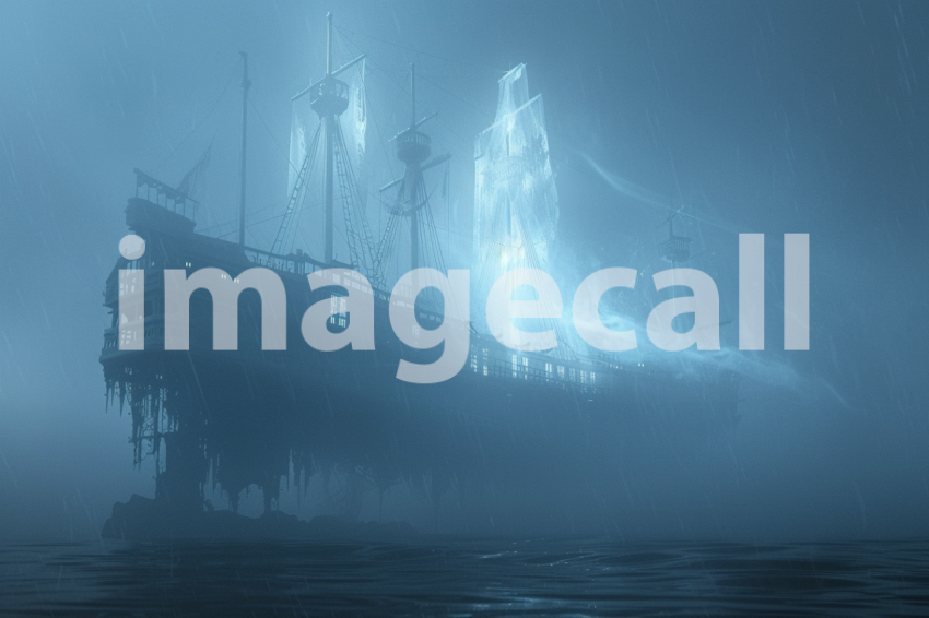 Cspreeti A haunted ship surrounded by a ghostly fog that hide dd06da44 1e21 4026 afe2 f09b159141be 2