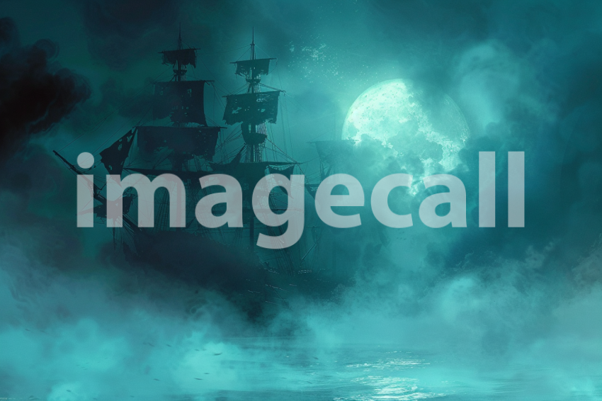 Cspreeti A haunted ship surrounded by a ghostly fog that hide dd06da44 1e21 4026 afe2 f09b159141be 0