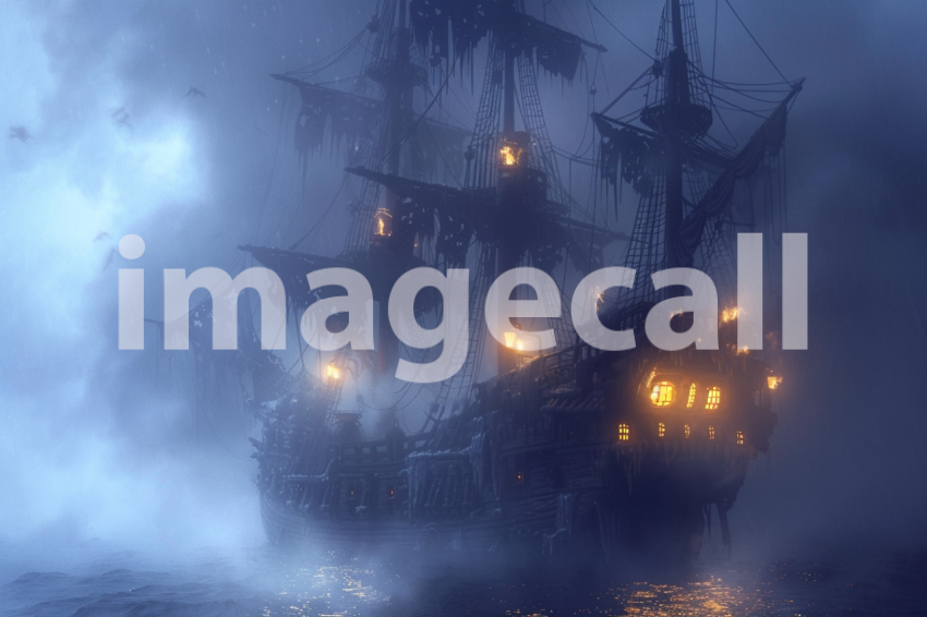 Cspreeti A haunted ship surrounded by a thick spectral fog wh 845df4c9 f6be 496f 8ac3 51443d0bd2b6 2