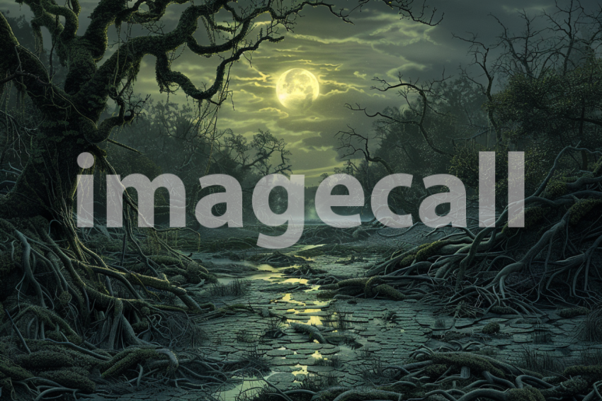 Cspreeti A haunted swamp engulfed in an eternal twilight wher e22129d2 fd26 48ac a3b6 d4a93d7b224f 2