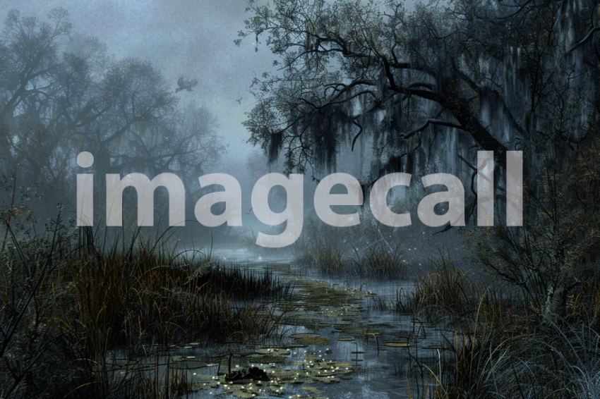 Cspreeti A haunted swamp surrounded by eerie fog that never d 7f580222 80a9 4703 b06c 27c15434d7c2 1