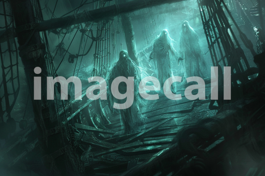 Cspreeti Ghostly figures move through the haunted ships shado 1bc77ce5 e478 49d9 b8c7 8bf63600dd06 1
