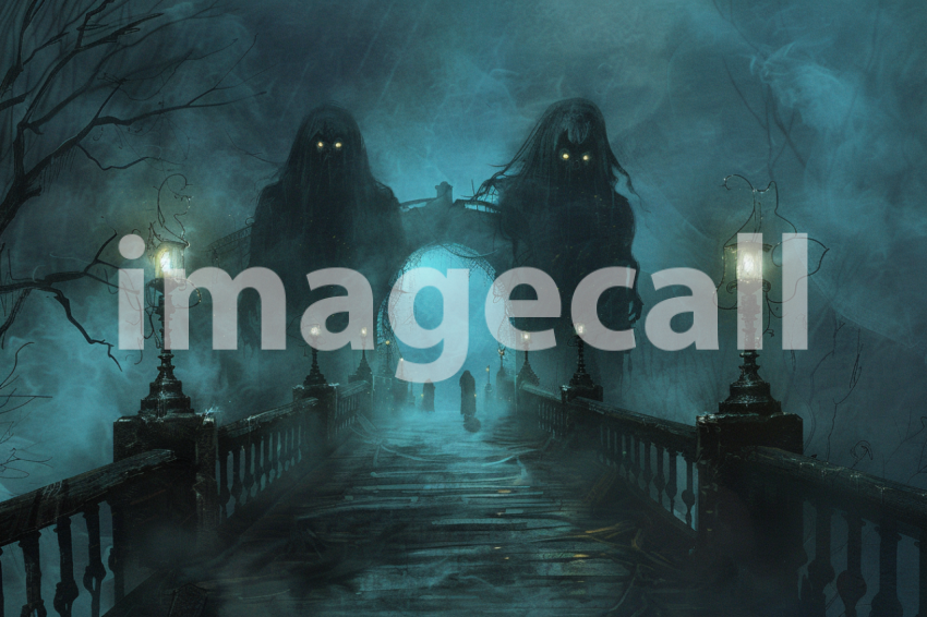 Cspreeti Ghostly figures stand guard at each end of the haunt b5f7d4fd d6e8 4eae 86a0 ffbd2898538e 1