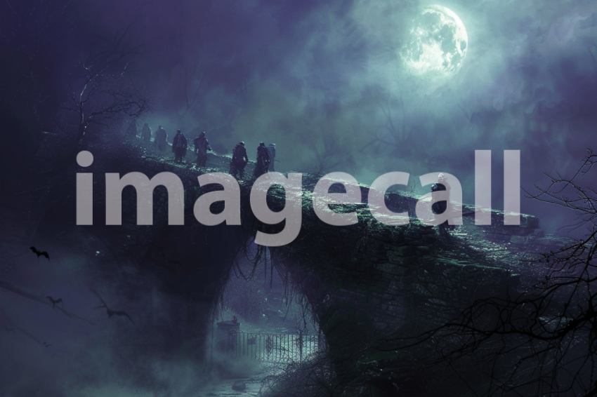 Cspreeti Ghostly figures walk the haunted bridge at midnight  351c8463 fed8 4736 8d6e 1e6e0323afe1 3