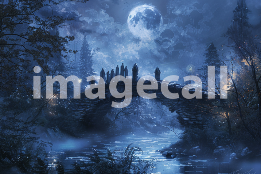 Cspreeti Ghostly figures walk the haunted bridge at midnight  351c8463 fed8 4736 8d6e 1e6e0323afe1 2