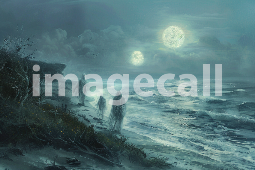 Cspreeti Ghostly figures walk the haunted sea coasts moonlit  f89d6a85 f164 42b3 b2b3 9eea2c2beb68 1