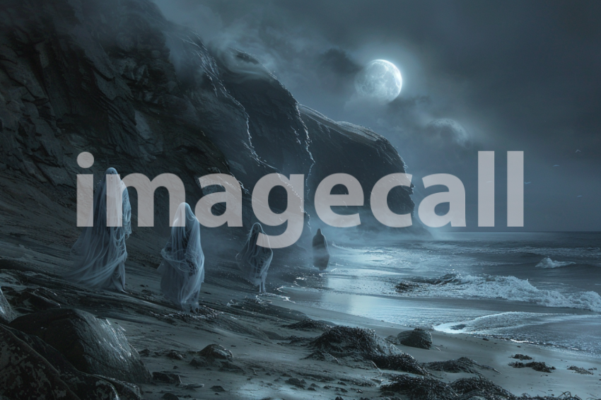 Cspreeti Ghostly figures walk the haunted sea coasts moonlit  f89d6a85 f164 42b3 b2b3 9eea2c2beb68 3
