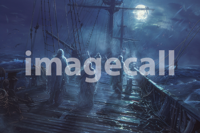 Cspreeti Ghostly figures walk the haunted ships deck at midni ef3764bd 2832 41ae 8f41 403f16579b65 2