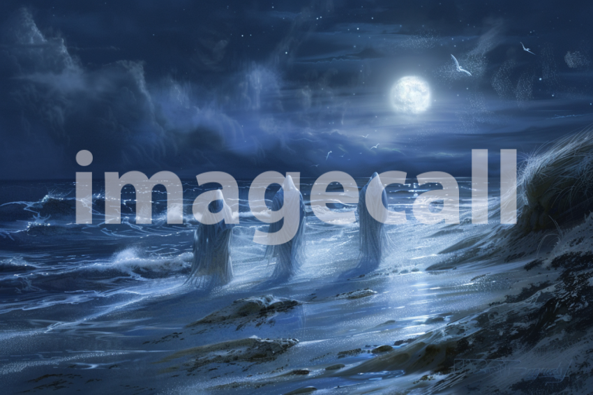 Cspreeti Ghostly figures walk the haunted sea coasts moonlit  f89d6a85 f164 42b3 b2b3 9eea2c2beb68 0