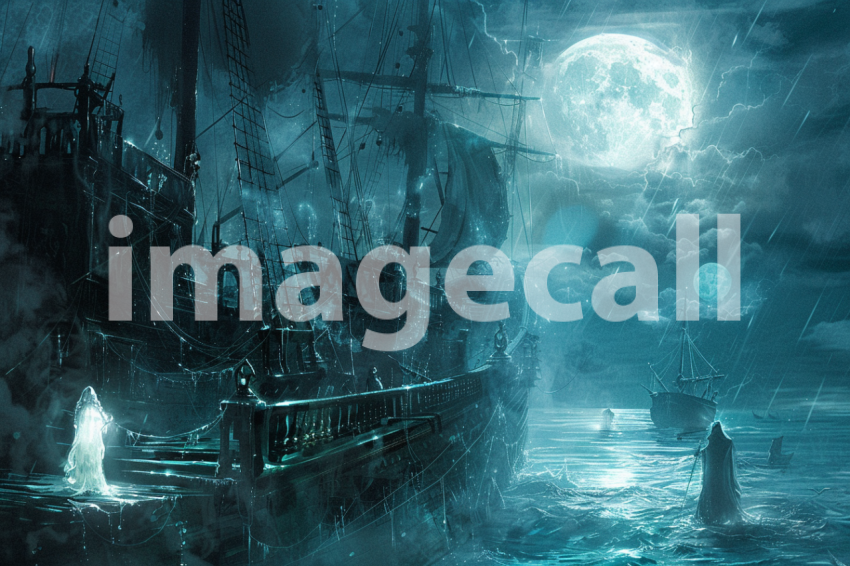 Cspreeti Ghostly lights dance on the haunted ships deck the r 66bcb359 2a00 4c64 afe5 0658031a3950 1