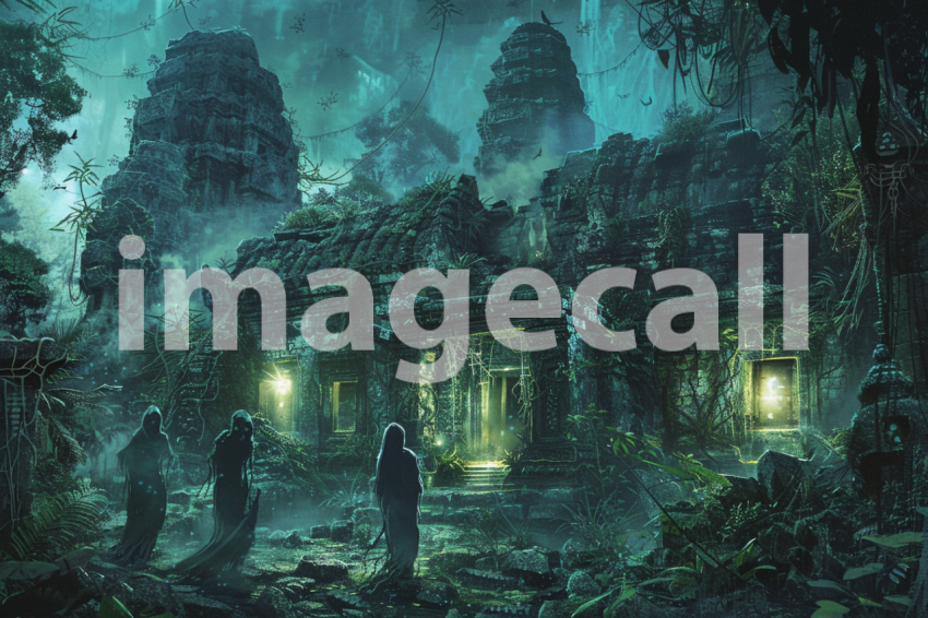 Cspreeti Ghostly lights dance in the haunted jungles abandone d040ba54 244a 406f bb6d b1273bc9f2d6 0