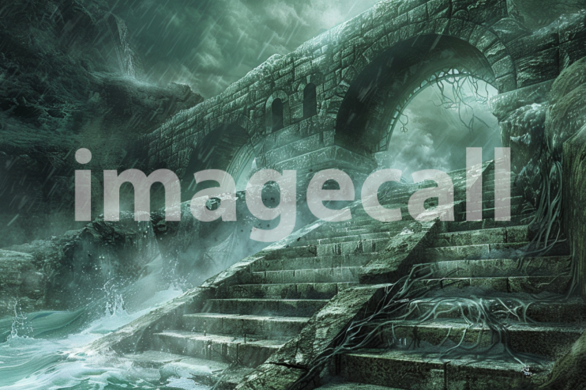 Cspreeti The haunted bridges ancient stone steps lead down to bcbd7a47 d5be 4239 9118 af63b524fd80 2