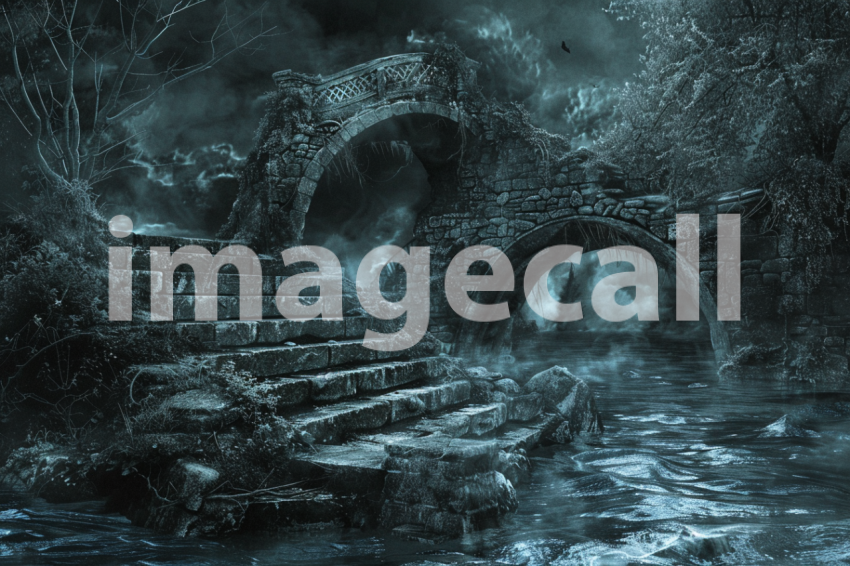 Cspreeti The haunted bridges ancient stone steps lead down to bcbd7a47 d5be 4239 9118 af63b524fd80 1