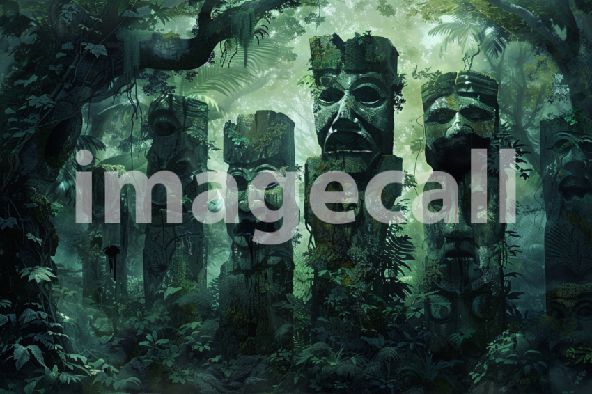 Cspreeti The haunted jungles ancient totem pole is adorned wi ce7d8125 4d0e 41bf b629 3355d24f6427 2