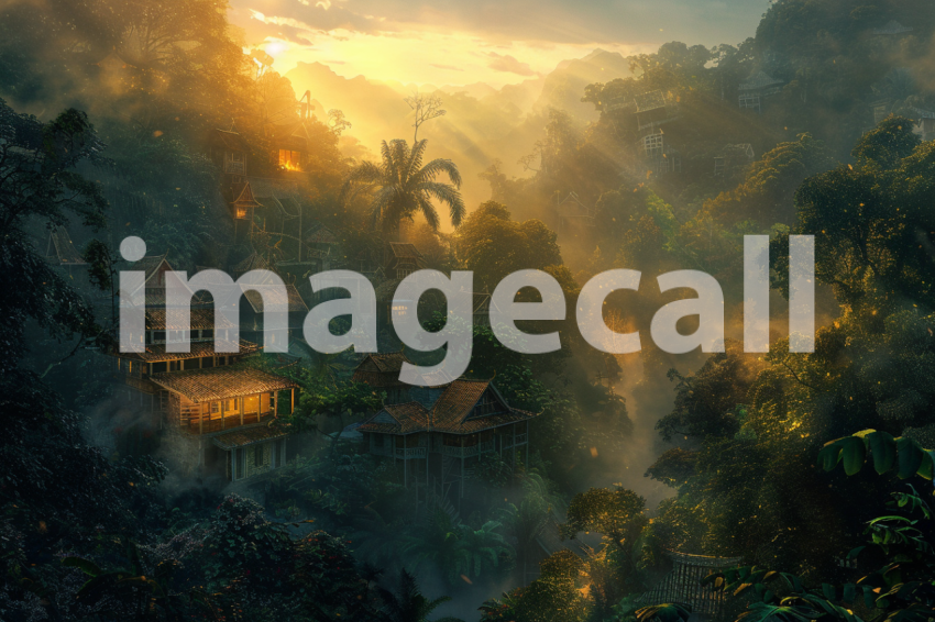 Cspreeti A village enveloped in an enchanted twilight as the  f4a5f2c5 6d43 4e47 aac2 dc90f382398b 2