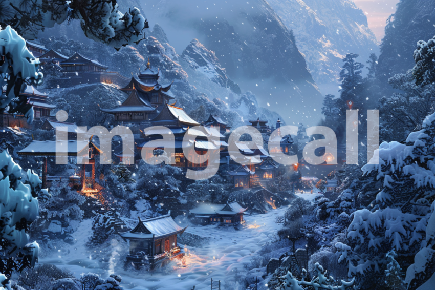 Cspreeti A village enveloped in the icy embrace of winter whe be71d5df fb83 4aff a71d b6dabd484679 1